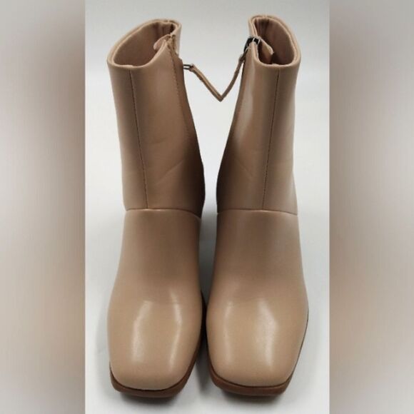 Time and Tru Women's Chunky Heel Ankle Boots SZ 7 - Picture 6 of 16